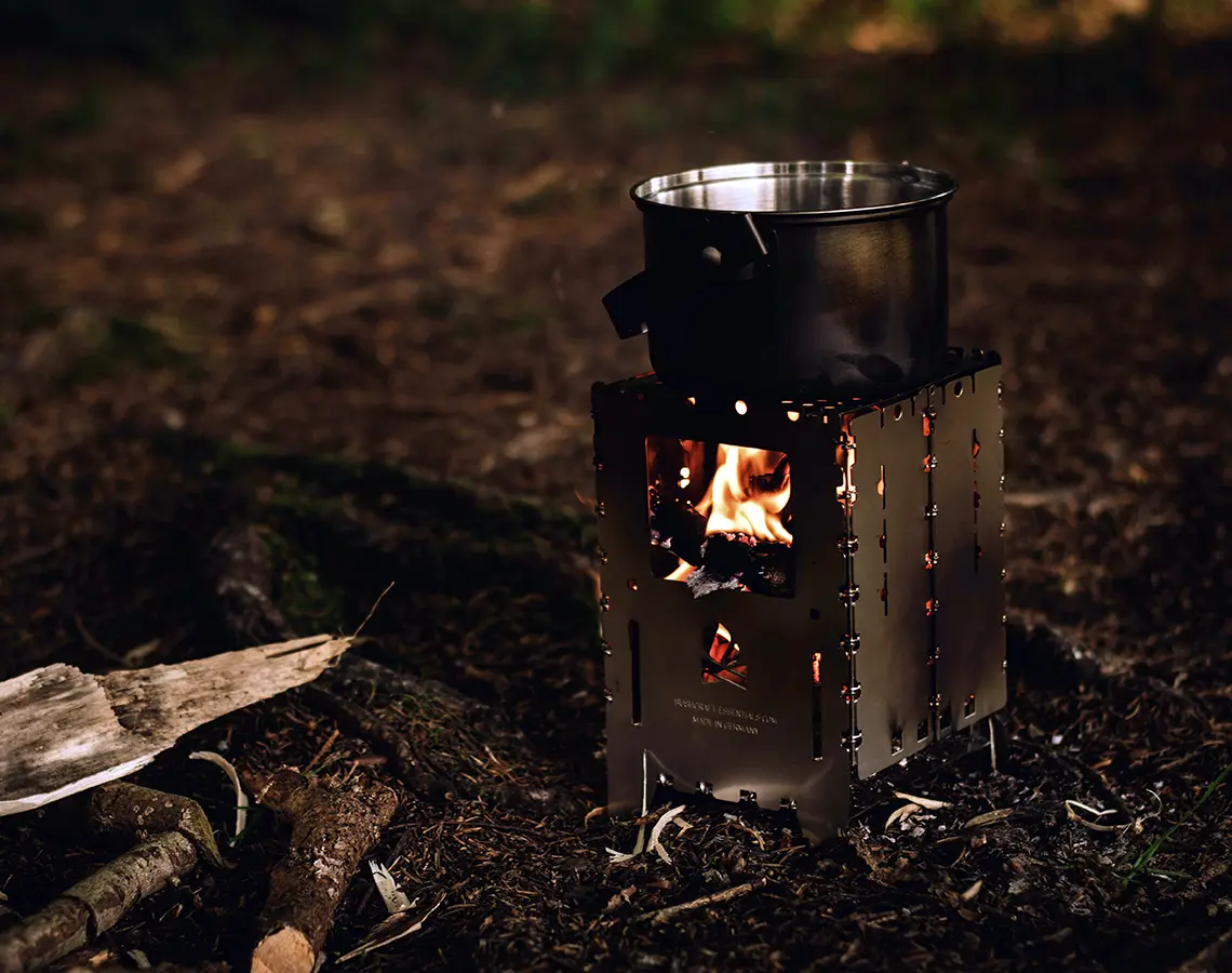 Poêle à bois pour camping et bushcraft